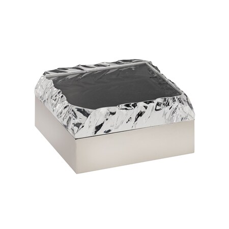 Elk Signature Cogar Box, Square Polished Nickel H0897-10976